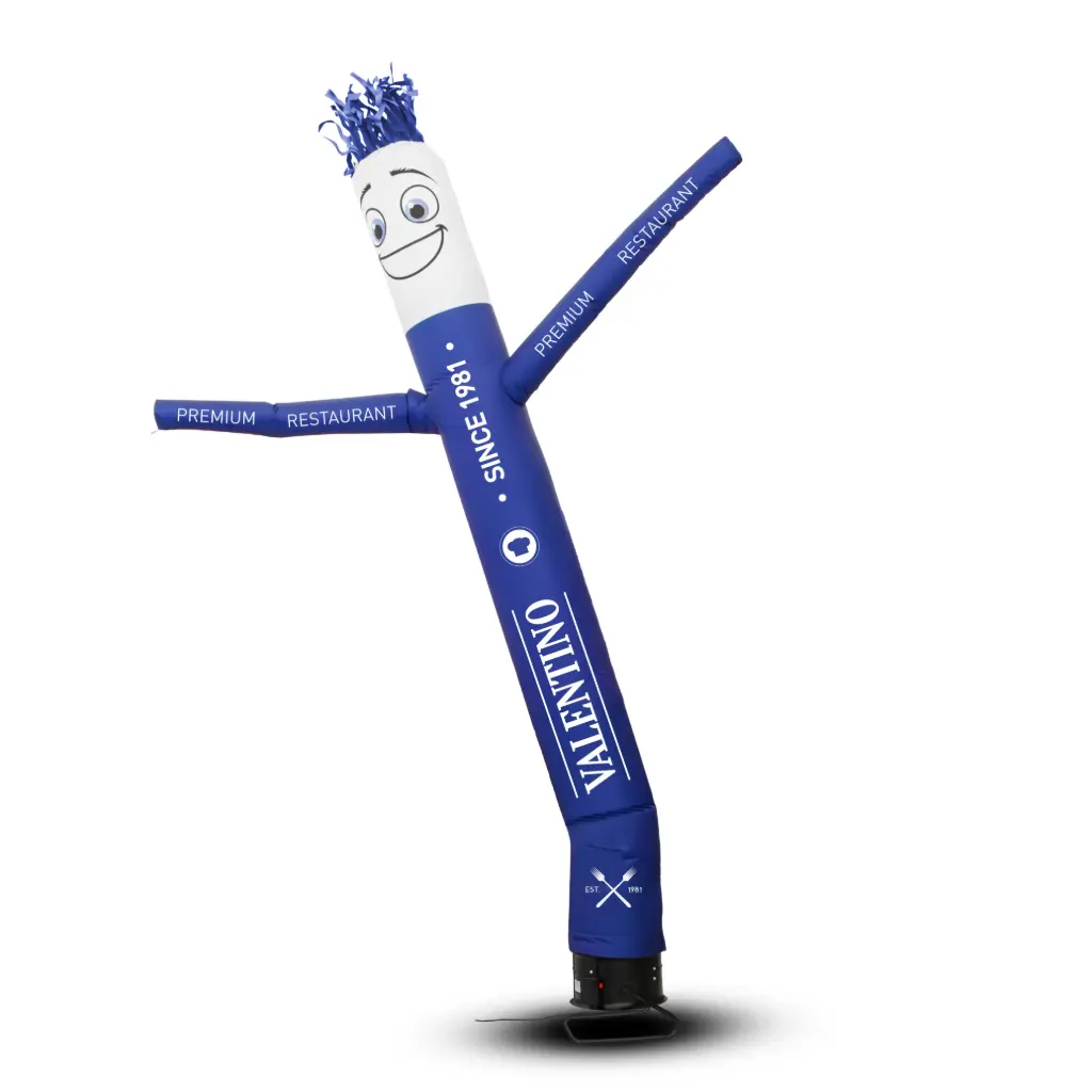 Chwiej reklamowy AirFlow (AirFlow Chwiej, 4,0m, 1 - nożny, tkanina spinakerowa 100% poliester gramatura 100g/m2 z apreturą trudnopalności + druk sublimacyjny, Wentylator wbudowany)